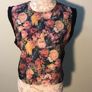 Floral/ Lace Tank Top